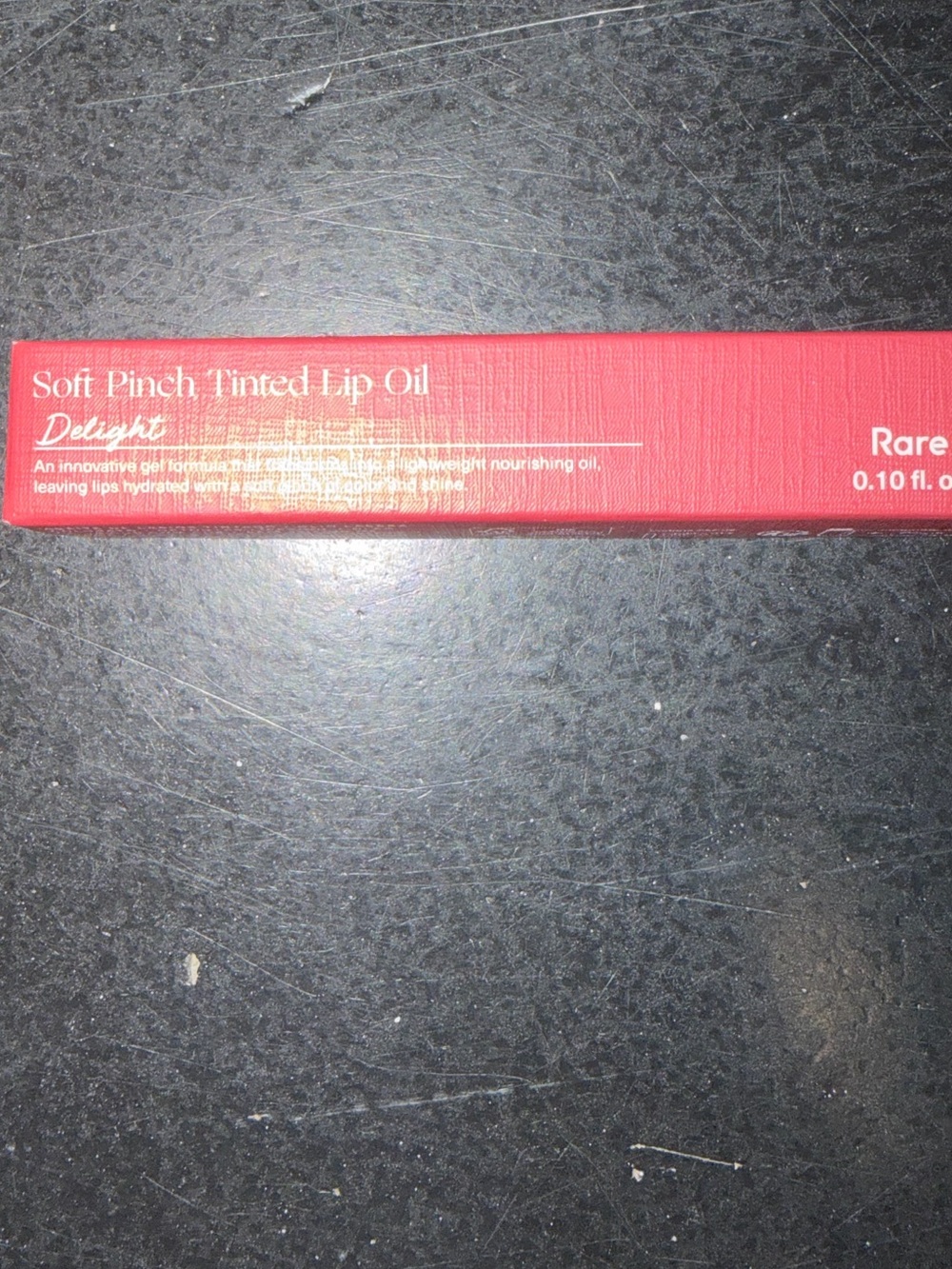 Rare Beauty Soft Pinch Tinted Lip Oil — Bright Red Box